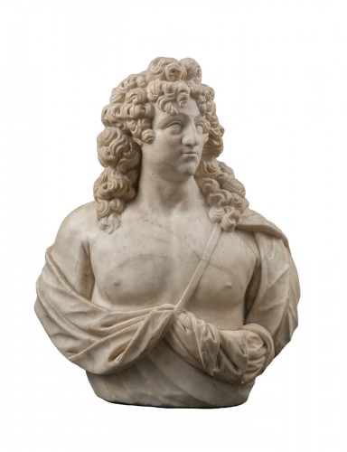 Marble bust ofApollo, Venice, 17th century