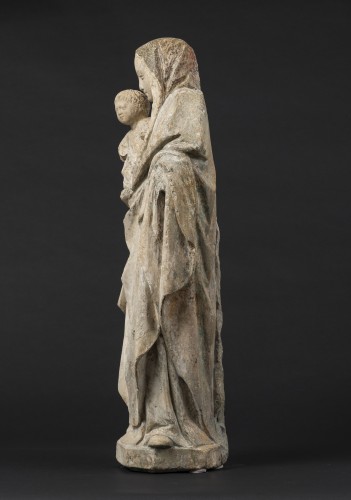 XIe au XVe siècle - Vierge à l'Enfant, Bourgogne 3/4 du XVe siècle