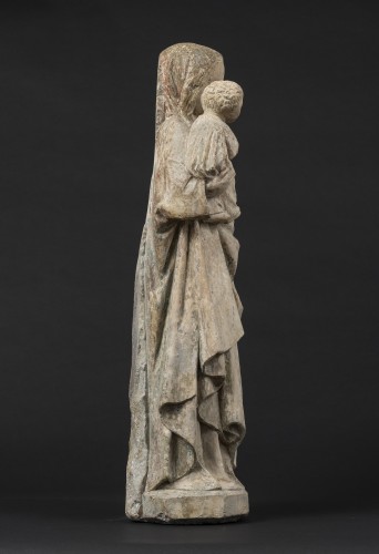 Moyen Âge - Vierge à l'Enfant, Bourgogne 3/4 du XVe siècle