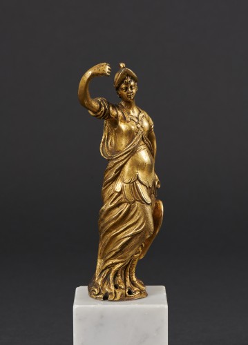 Sculpture Sculpture en Bronze - Déesse Minerve, Italie fin XVIe début XVIIe siècle