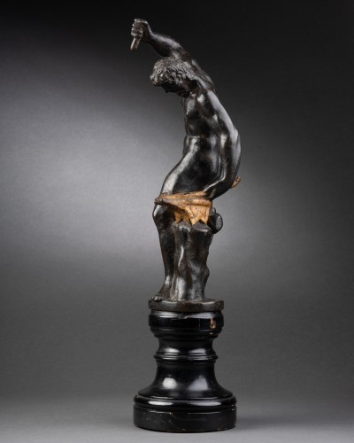 Sculpture Sculpture en Bronze - Vulcain et Neptune,  paire de bronzes vénitiens fin du XVIe siècle