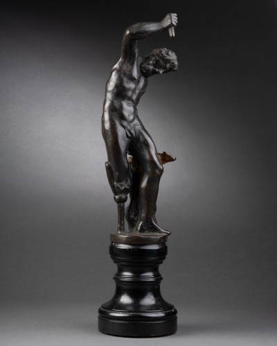 XVIe siècle et avant - Vulcain et Neptune,  paire de bronzes vénitiens fin du XVIe siècle