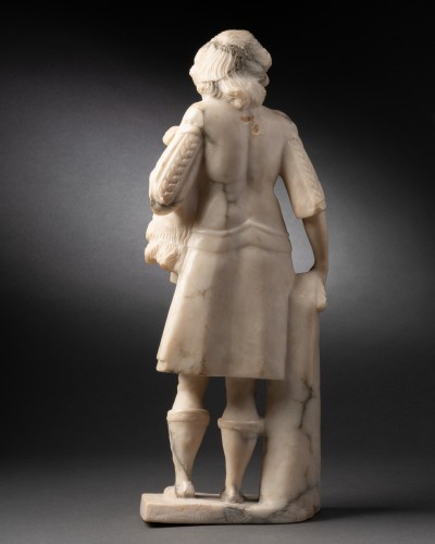 David and Goliath in Alabaster – Sicily (Trapani) 17th century - 