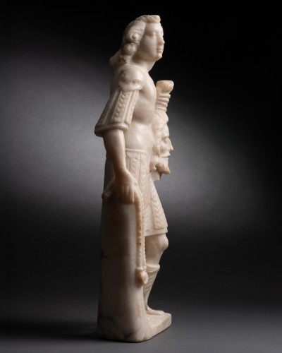 17th century - David and Goliath in Alabaster – Sicily (Trapani) 17th century