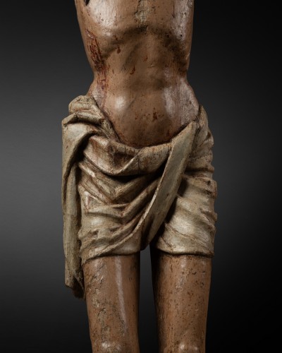 Sculpture  - Gothic Christ on the Cross – France 15th Century