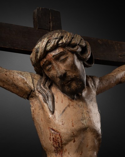 Gothic Christ on the Cross – France 15th Century - 