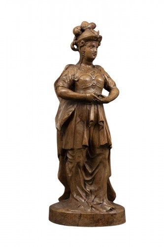 Helmeted Female Figure – Southern Germany, Late 17th-Early 18th Century