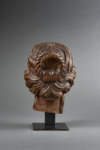 Tuscan Wooden Head - C. 1560-1580 - Renaissance