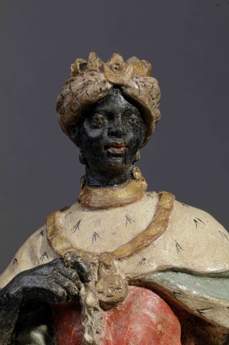 18th century - Balthazar Nativity Figure from Naples: – Terracotta, Naples 18th Century