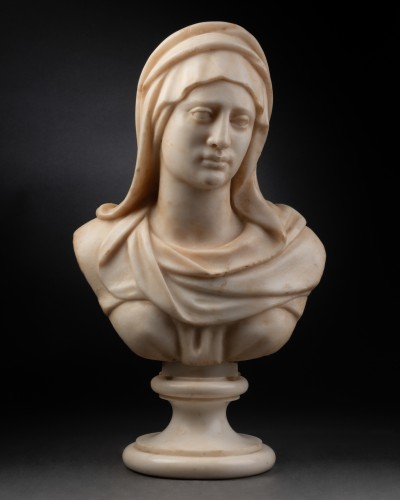 Sculpture  - Pair of marble busts - Rome c. 1600