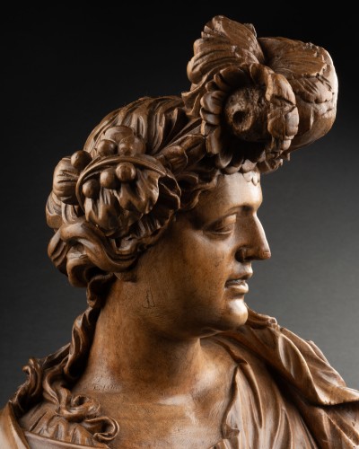 Transition - Atelier de Johann Baptist STRAUB, Buste de femme, Bavière vers 1750-1770