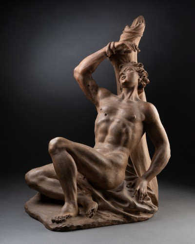 Sculpture Sculpture en Terre cuite - Saint-Sébastien, Seconde moitié du XVIIIe, autour de Gaetano GANDOLFI