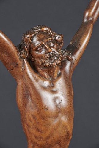 Christ in boxwood - Flanders, End of the 17th century  - Sculpture Style Louis XIV