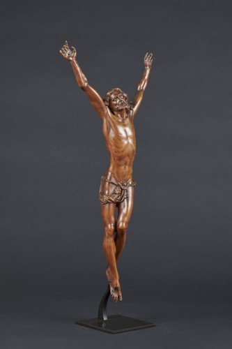 Sculpture  - Christ in boxwood - Flanders, End of the 17th century 