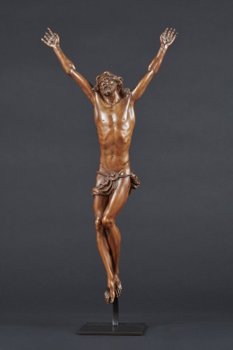 Louis XIV - Christ in boxwood - Flanders, End of the 17th century 