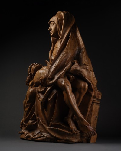 Pietà en bois, Allemagne (Franconie) - Fin XVe début du XVIe siècle - Moyen Âge