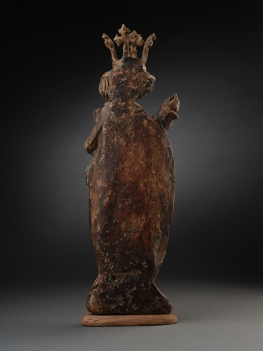 Saint Catherine, Polychromed wood, Southern Germany-1st quarter of the 16th - Middle age