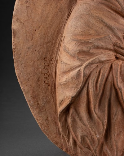 Marc Arcis (1652-1739), Terracotta Saint in prayer, Toulouse Circa 1715 - Sculpture Style Louis XIV