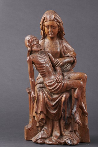 Gothic Pietà - Austria (salzburg), Late 14th Century - Sculpture Style 