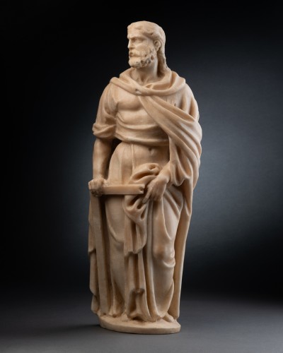Saint Thomas et Saint Jean, Italie du Nord 1520-1530 - Sculpture Style Renaissance