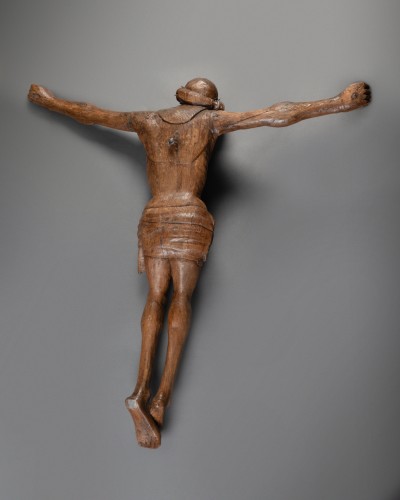 Renaissance - Christ On The Cross, Made Of Oak, Flanders early 16th Century