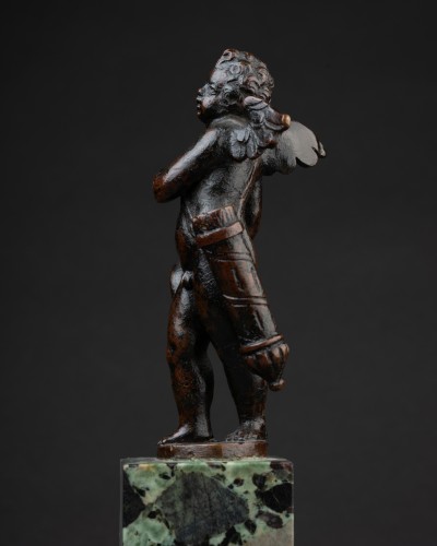 XVIIe siècle - Amour en bronze de Roccatagliata
