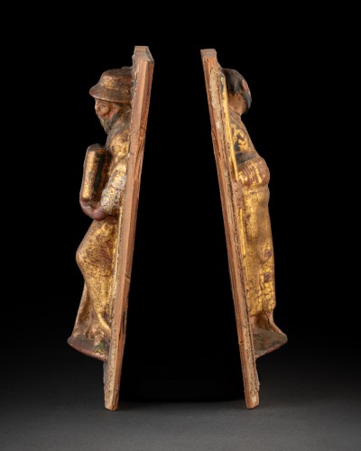 A Pair Of Carved Spanish Panels - 