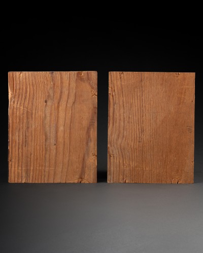 <= 16th century - A Pair Of Carved Spanish Panels