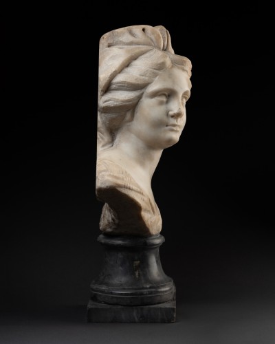17th century - Bust Of A Young Woman, Venice Late 17th Century