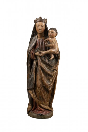 Vierge à l'Enfant Souabe - Atelier d'Ulm 1470-1480