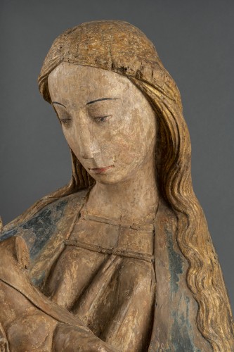 Vierge à l'Enfant - Bretagne, fin du XVe siècle - Galerie Sismann
