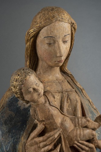 11th to 15th century - Virgin and Child, Brittany, End of the 15th century 