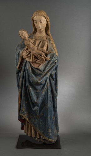 Middle age - Virgin and Child, Brittany, End of the 15th century 