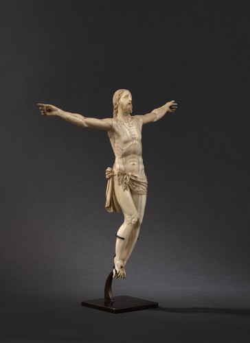 Christ en Ivoire - Espagne, fin du XVIIe siècle - Galerie Sismann