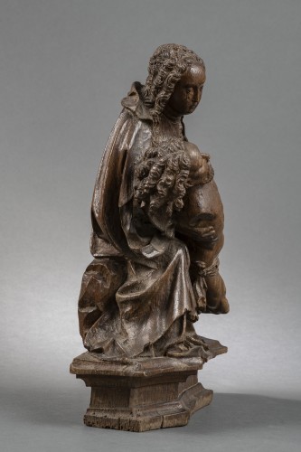 Sculpture Sculpture en Bois - Piéta en chêne, second quart du XVIe siècle - Entourage d'Henrick Douwerman