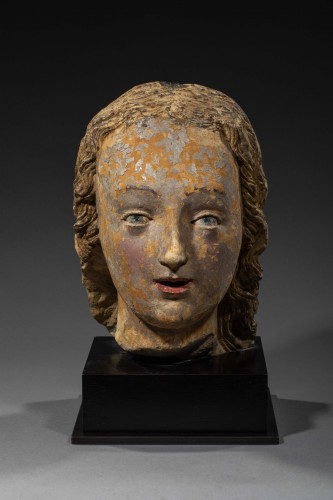 Sculpture  - Renaissance Head of a woman from the Loire valley