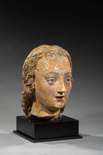 Renaissance Head of a woman from the Loire valley - Renaissance