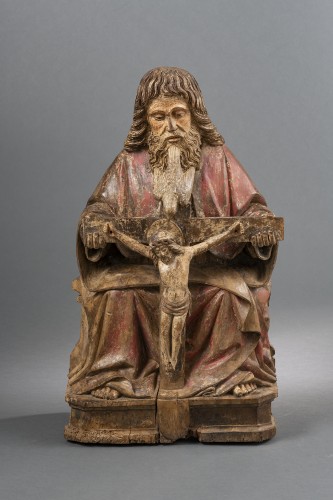 Throne of Grace - East of France (Lorraine),Second half of the 15th century - Sculpture Style Middle age