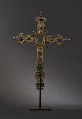 Reliquary Cross - Andalusia, Early 17th century  - Religious Antiques Style Louis XIV