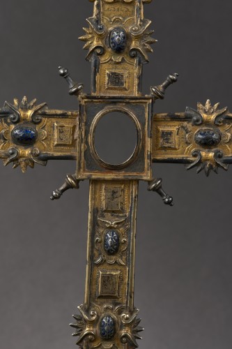 Art sacré, objets religieux  - Croix reliquaire - Andalousie, début du XVIIe siècle