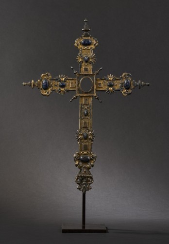 Antiquités - Croix reliquaire - Andalousie, début du XVIIe siècle