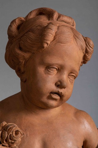 Sculpture Sculpture en Terre cuite - Jan-Pieter I Van Baurscheit - Le Printemps, Flandres, début du XVIIIe siècle