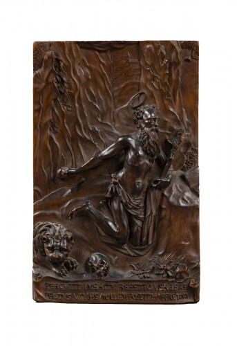 After Cornelis Cort - Saint Jerome - boxwood, Flanders, end 16th/early 17th