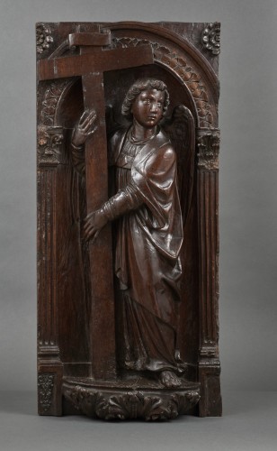 Renaissance - Pannel adorned with an angel - Northen Italy, Early 16th century