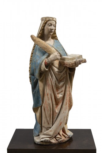 Saint Barbara - Burgundy, Second half of the 15th century 