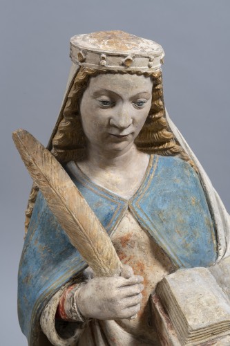 Saint Barbara - Burgundy, Second half of the 15th century  - 