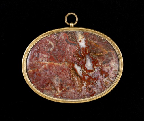 The Last Judgement - Paint on agate, Florence, Early 17th century - Objects of Vertu Style Louis XIII