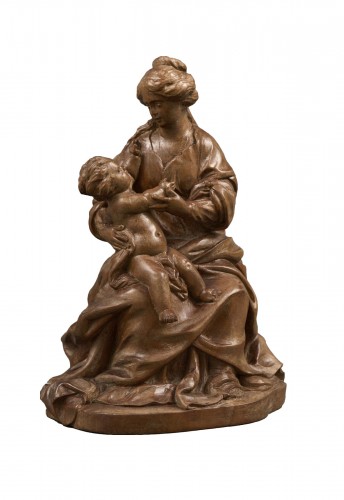 Johannes Cardon - Virgin and Child boxwood, Antwerp, circa1643