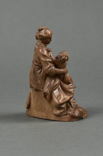 Johannes Cardon - Virgin and Child boxwood, Antwerp, circa1643 - 