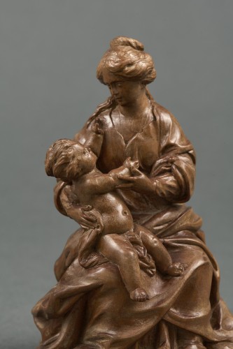 Louis XIV - Johannes Cardon - Virgin and Child boxwood, Antwerp, circa1643